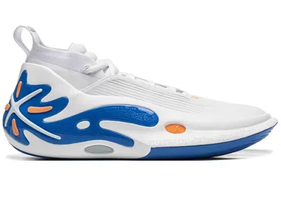 Pre-owned Li-ning Men's Lining Way Of Wade 11 Draft Day Sneakers In White/blue/orange
