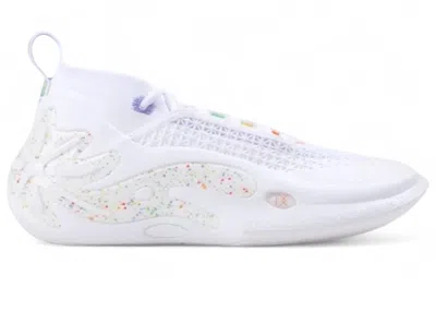 Pre-owned Li-ning Men's Lining Way Of Wade 11 Hall Of Fame Sneakers In White/muli/color