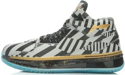 Pre-owned Li-ning Men's Lining Way Of Wade 2 Birthday Sneakers In Black/silver/gold In Multi