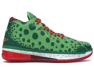 Pre-owned Li-ning Men's Lining Way Of Wade 2 Christmas Sneakers In Flourescent Green/red In Multi