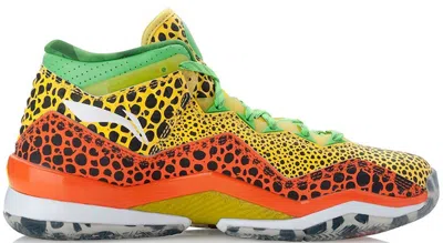 Pre-owned Li-ning Men's Lining Way Of Wade 3 Allstar 1 Sneakers In Yellow/green/orange In Multi