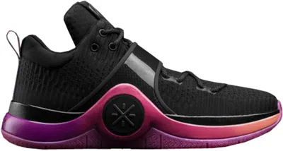 Pre-owned Li-ning Men's Lining Way Of Wade 6 Sunrise Sneakers In Black/pink/purple