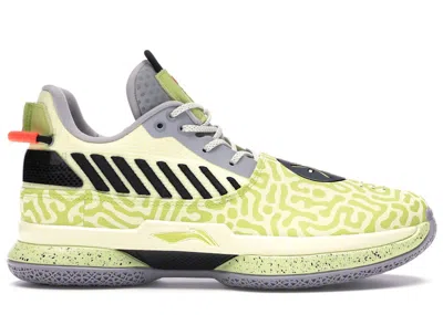 Pre-owned Li-ning Men's Lining Way Of Wade 7 Mustard Sneakers In Light Yellow/light Shoots Green/coagulation Snow Grey In Multi