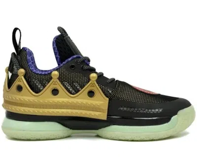Pre-owned Li-ning Men's Lining Way Of Wade 7 Rick Ross Sneakers In Black/gold