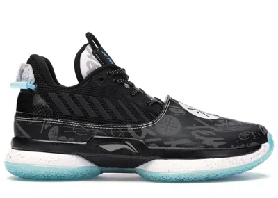 Pre-owned Li-ning Men's Lining Way Of Wade 7 Team No Sleep Sneakers In White/black/blue In Multi