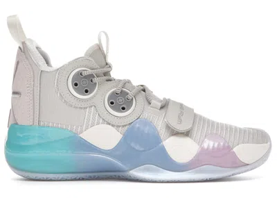 Pre-owned Li-ning Men's Lining Way Of Wade 8 Cotton Candy Sneakers In Pearl White