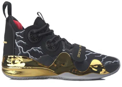 Pre-owned Li-ning Men's Lining Way Of Wade 8 First Born Sneakers In Black/gold