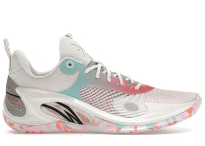 Pre-owned Li-ning Men's Lining Way Of Wade 808 3 Family Love Sneakers In White