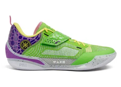 Pre-owned Li-ning Men's Lining Way Of Wade 808 4 Ultra Asg Sneakers In Green/purple/yellow In Multi