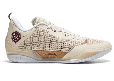 Pre-owned Li-ning Men's Lining Way Of Wade 808 4 Ultra Champagne Sneakers In Cream/red In Multi