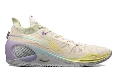 Pre-owned Li-ning Men's Lining Way Of Wade 808 Ultra V2 Low Easter Eggs Sneakers In Beige/yellow In Multi