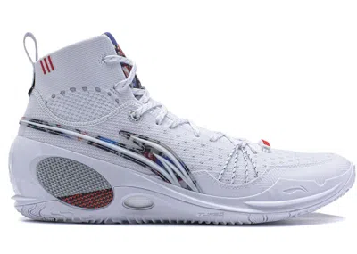 Pre-owned Li-ning Men's Lining Way Of Wade 808 Ultra V2 Tour Sneakers In White