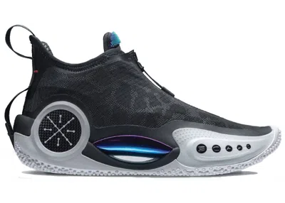 Pre-owned Li-ning Men's Lining Way Of Wade 9 First Born Zaire Sneakers In Black/grey/blue In Multi
