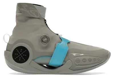 Pre-owned Li-ning Men's Lining Way Of Wade 9 Infinity Boy Sneakers In Grey/cyan In Multi