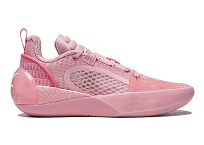 Pre-owned Li-ning Men's Lining Way Of Wade All City 12 Encore Cherry Blossom Sneakers In Pink/white