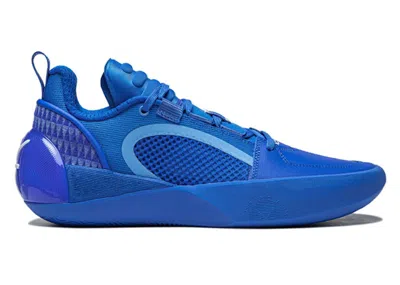 Pre-owned Li-ning Men's Lining Way Of Wade All City 12 Encore Game Sneakers In Blue/white