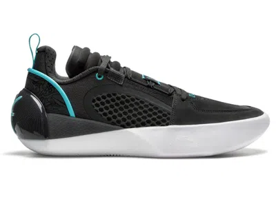Pre-owned Li-ning Men's Lining Way Of Wade All City 12 Encore Liberty Sneakers In Black/blue In Multi