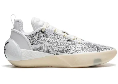 Pre-owned Li-ning Men's Lining Way Of Wade All City 12 Encore Team No Sleep Sneakers In White/black In Multi