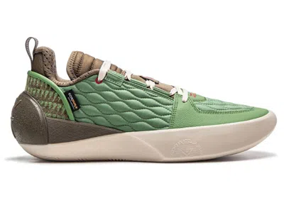Pre-owned Li-ning Men's Lining Way Of Wade All City 12 Encore Veterans Day Sneakers In Green/brown