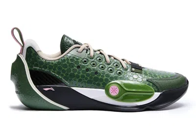 Pre-owned Li-ning Men's Lining Way Of Wade All City 13 Stingray Sneakers In Green/white/black