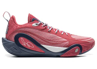 Pre-owned Li-ning Men's Lining Way Of Wade D'angelo Russell Dlo 1 Energy Drink Sneakers In Red/navy Blue In Multi