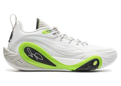 Pre-owned Li-ning Men's Lining Way Of Wade D'angelo Russell Dlo 1 Podcast Sneakers In White/silver/lime