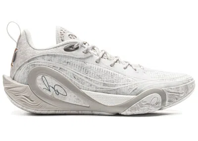 Pre-owned Li-ning Men's Lining Way Of Wade D'angelo Russell Dlo 1 Sneakers In Lunar Rock/white