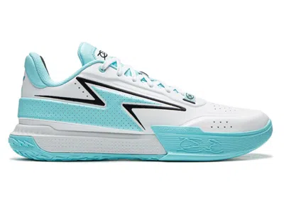 Pre-owned Li-ning Men's Lining Way Of Wade Flash Jade Sneakers In White/light Blue In Multi