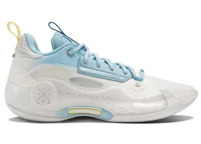 Pre-owned Li-ning Men's Lining Way Of Wade Low 10 Ice Blood Sneakers In Ice Blue/white In Multi