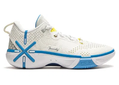 Pre-owned Li-ning Men's Lining Way Of Wade Shadow 6 Reincarnation Sneakers In White/blue