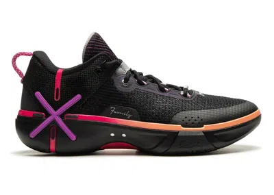 Pre-owned Li-ning Men's Lining Way Of Wade Shadow 6 Sunrise Sneakers In Black