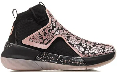 Pre-owned Li-ning Men's Lining Yushuai 12 Rose City Sneakers In Pink/black