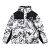 Li-ning Mountain All-over Print Down Jacket 'white Black'