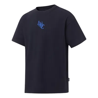 Li-ning Of China Graphic T-shirt 'black' In Blue