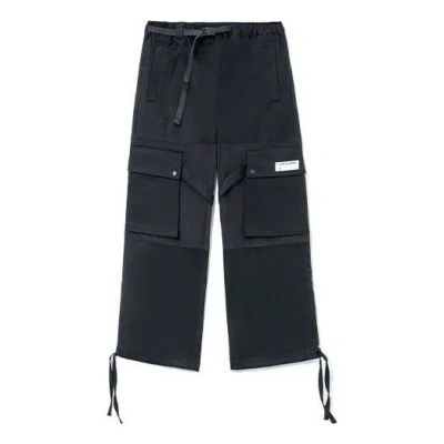 Li-ning Outdoor Cargo Pants 'black' In Blue