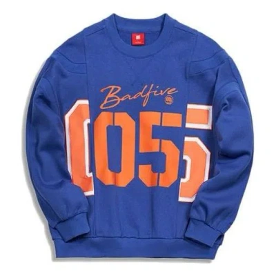 Li-ning Paris Fashion Week Loose Pullover 'blue'