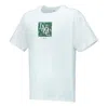 Li-ning Printed Graphic Crew Neck T-shirt 'white Green' In Blue