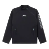 Li-ning Professional Basketball Series Diagonal Zipper Sports Pullover 'black'