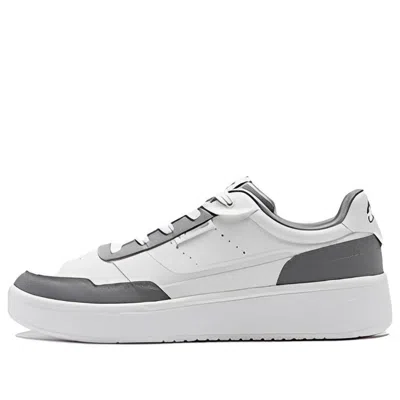 Li-ning Qingyi Skate Shoes 'white Grey' In Gray