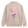 Li-ning Sakura Graphic Jacket 'khaki' In Brown