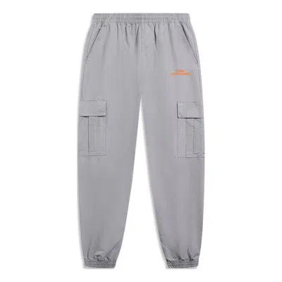 Li-ning Skateboard Series Cargo Pants 'grey' In Gray