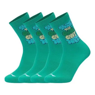 Li-ning Skateboarding Graphic Socks (2-pack) 'green'