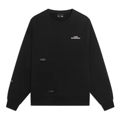 Li-ning Skateboarding Graphic Sweatshirt 'black'