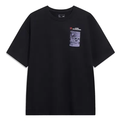 Li-ning Skateboarding Graphic T-shirt 'black'