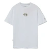 Li-ning Small Graphic T-shirt 'white' In Gray