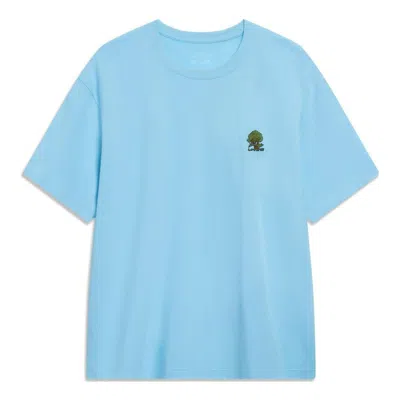 Li-ning Small Tree Graphic T-shirt 'light Blue'