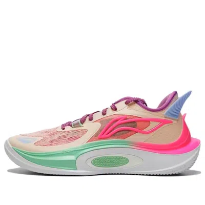 Li-ning Sonic 11 V2 'beige Neon Pink Mint' In Multi