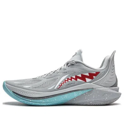 Li-ning Sonic 12 'great White Shark' In Gray