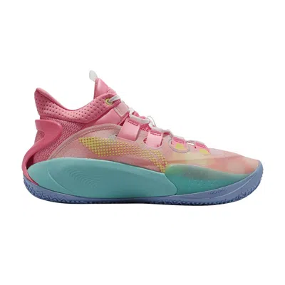 Pre-owned Li-ning Sonic 9 Low 'geranium Pink Turquoise'