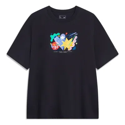 Li-ning Sport Sweat-absorbent Comfortable Tee 'black Multi'